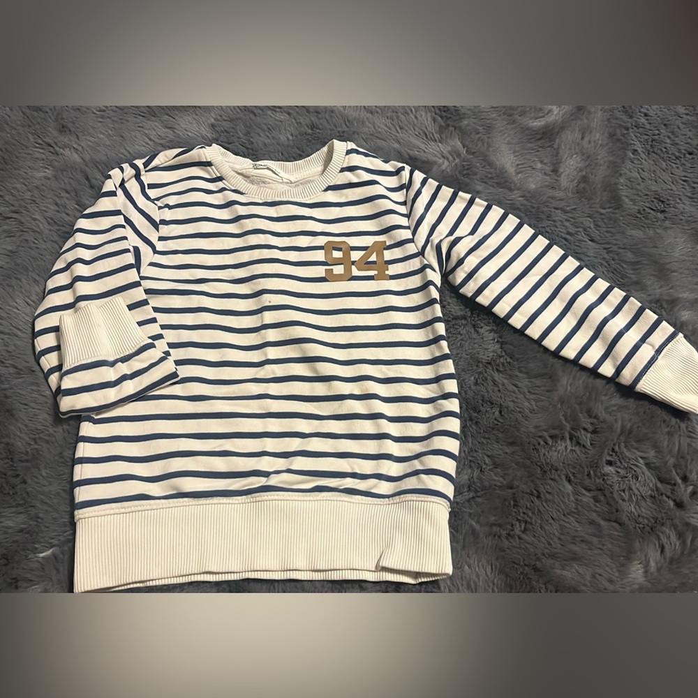 Boys stripped sweatshirt